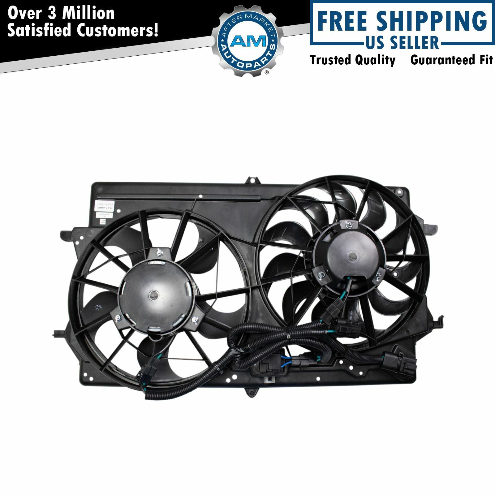 Radiator Cooling Fan for 01-03 Ford Focus w/ SOHC & A/C