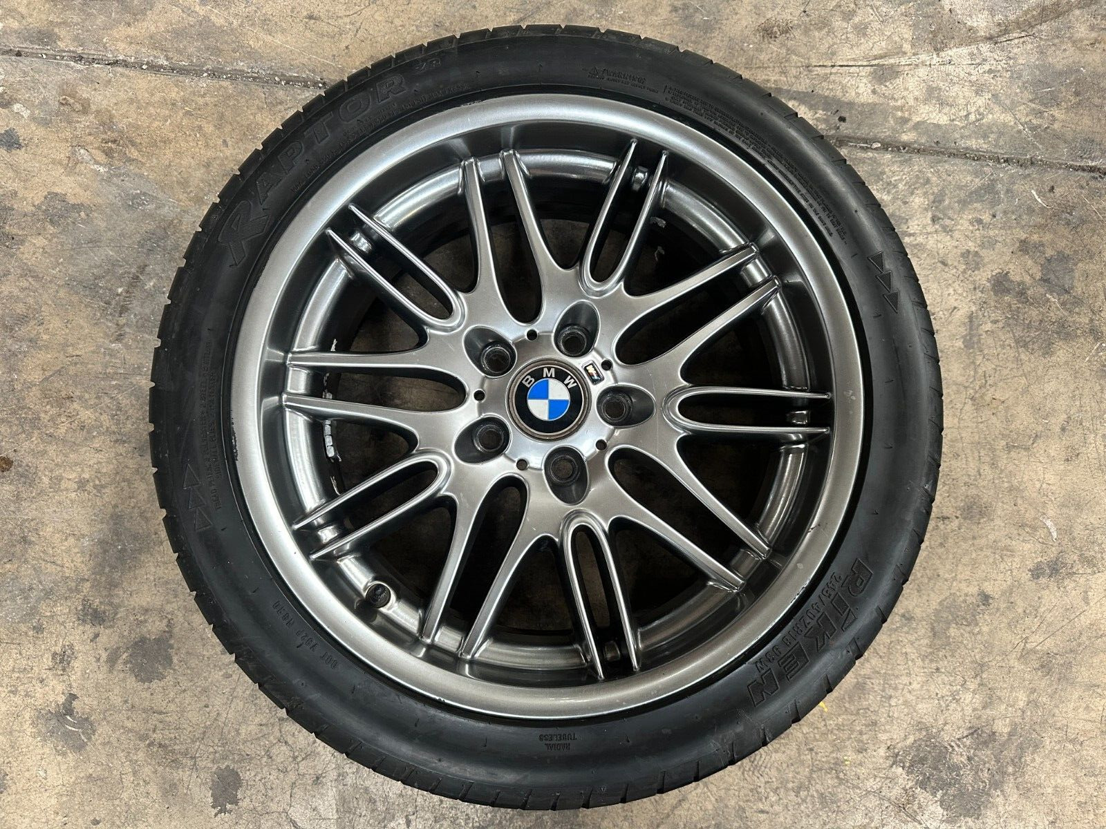 BMW E39 M5 18'' Front Wheel Front Rim Chrome Shadow 8'' Wide OEM #03165