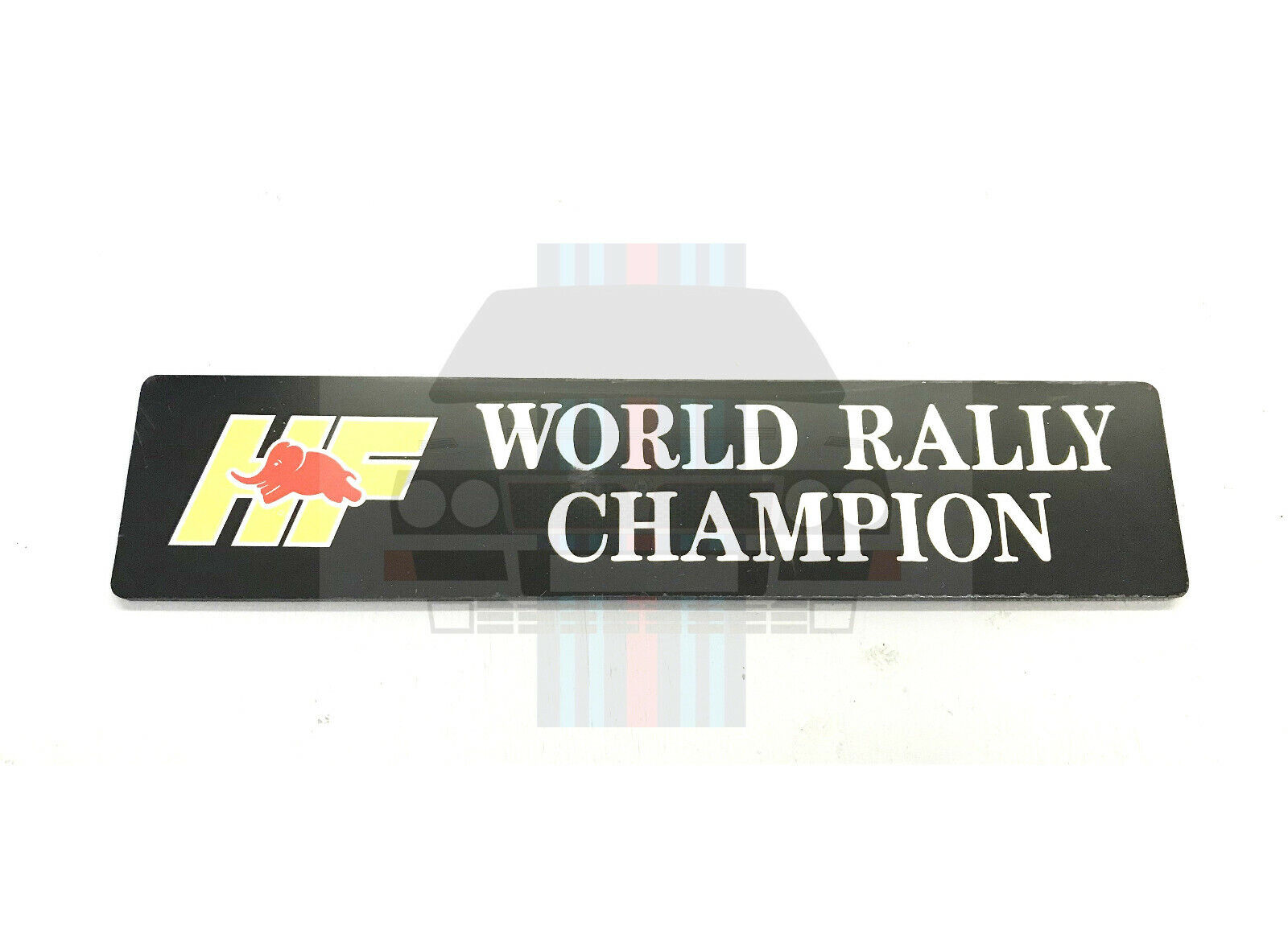 Lancia Delta integrale and Evo Badge HF World Rally Champion Tailgate Boot