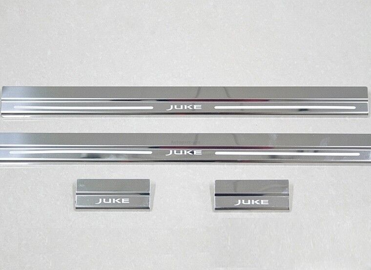 FOR NISSAN JUKE 2011 2012 2013 2014 2015 2016 SCUFF PLATE SILL DOOR STAINLESS 