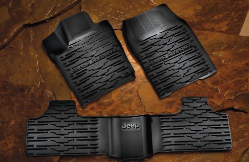 Jeep Grand Cherokee 2013 - 2015 Slush Style Winter Mats Rubber Floor mats Mopar