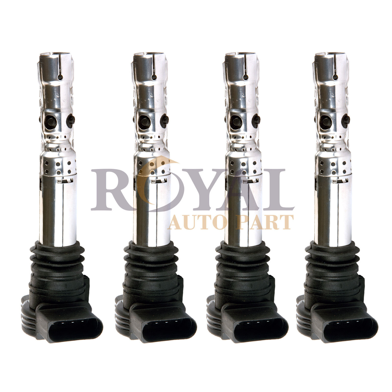 Pack of 4 Ignition Coils for Volkswagen Beetle Golf Jetta Passat AUDI  A4 UF411