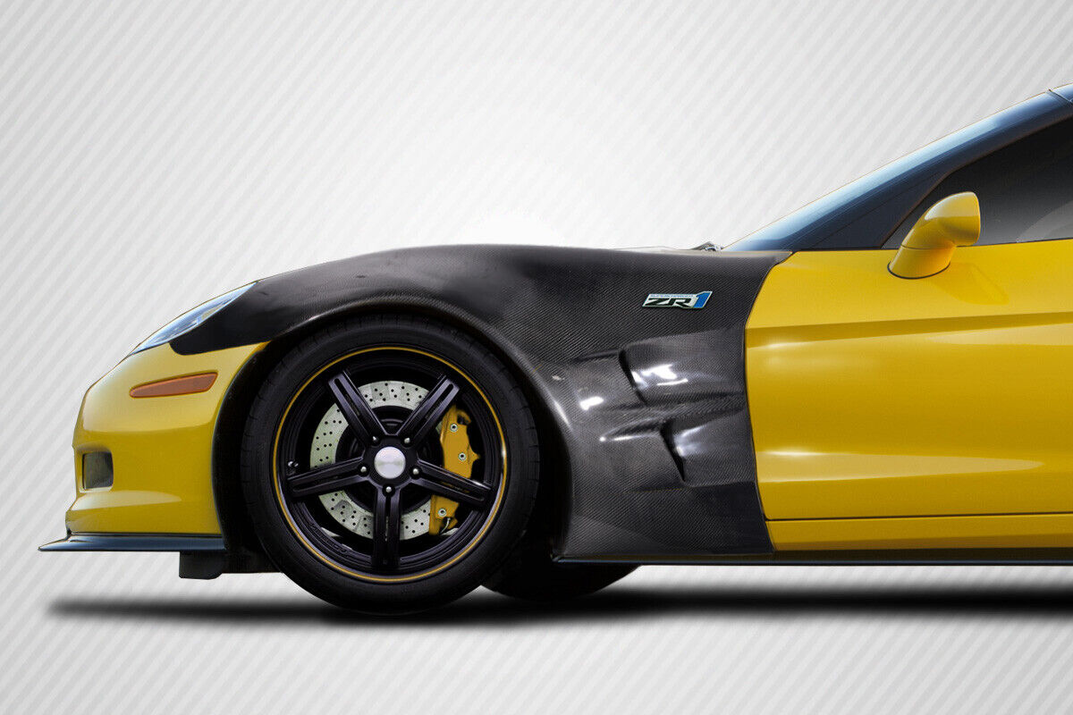 05-13 Chevrolet Corvette ZR1 Look Carbon Fiber Body Kit- Front Fenders 113812