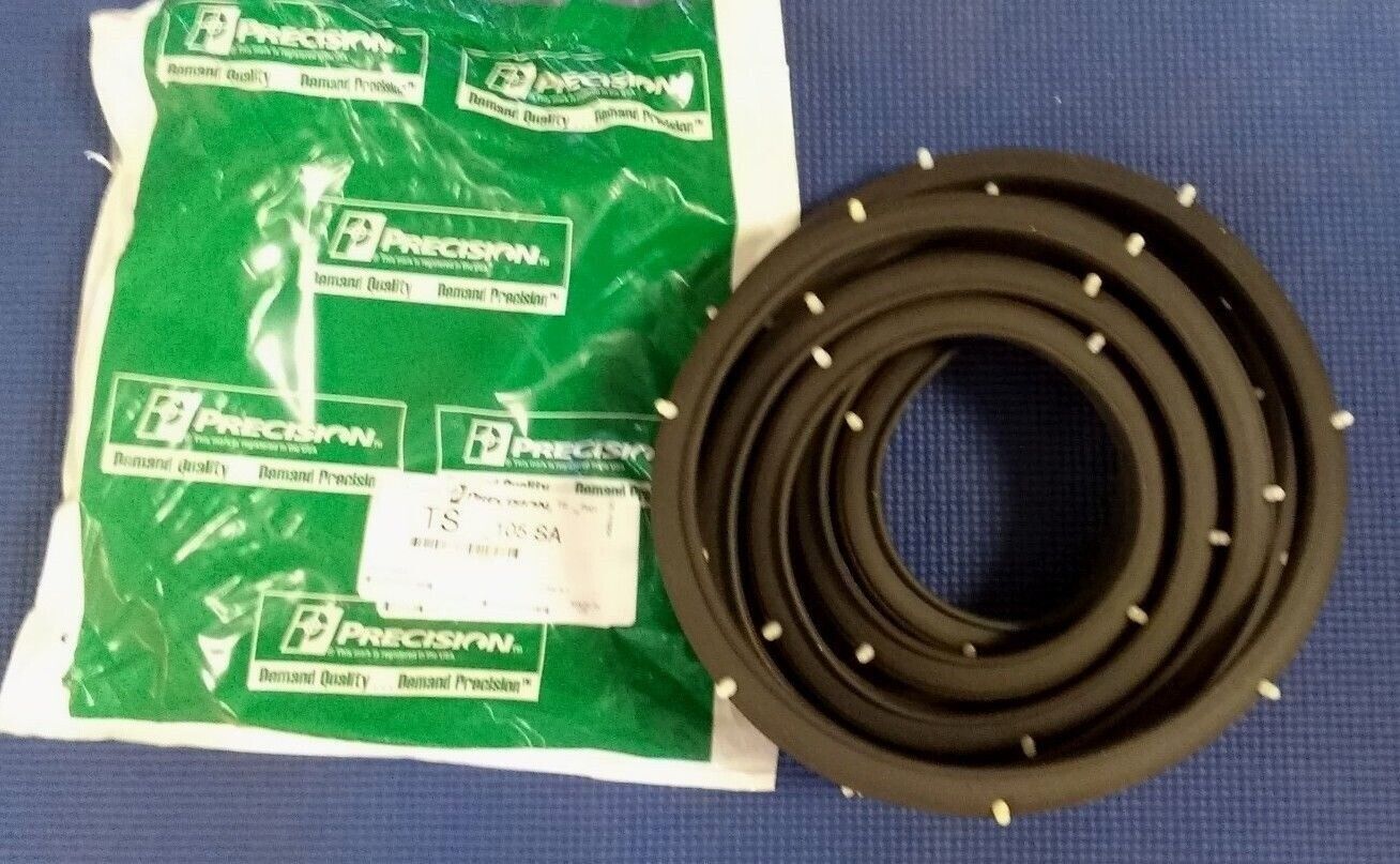 1957 CHEVROLET BEL AIR 150 250 SERIES TRUNK WEATHERSTRIP RUBBER SEAL WITH CLIPS