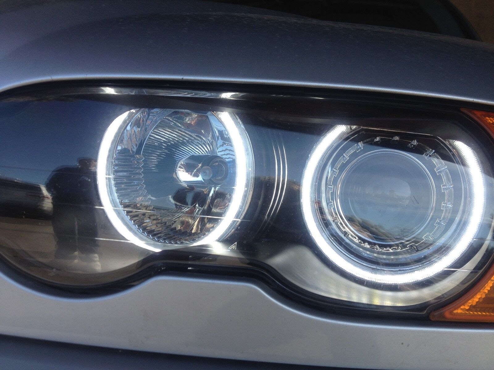 BMW E46 E36 E38 E39 M3 LED SMD ANGEL EYES HALO RINGS KIT With Remote Harness ***