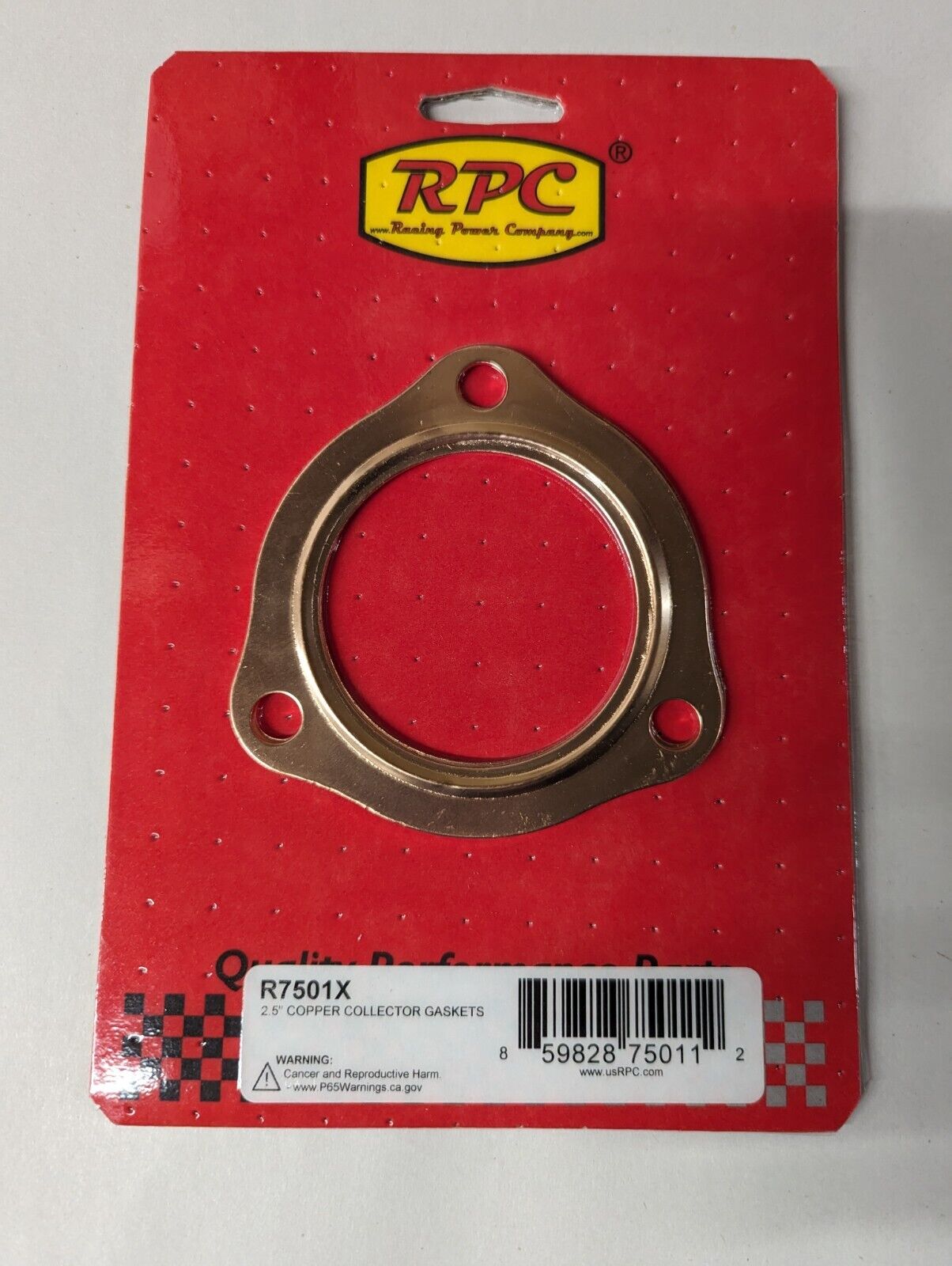 RPC Exhaust Collector Gasket R7501X; 2.500\