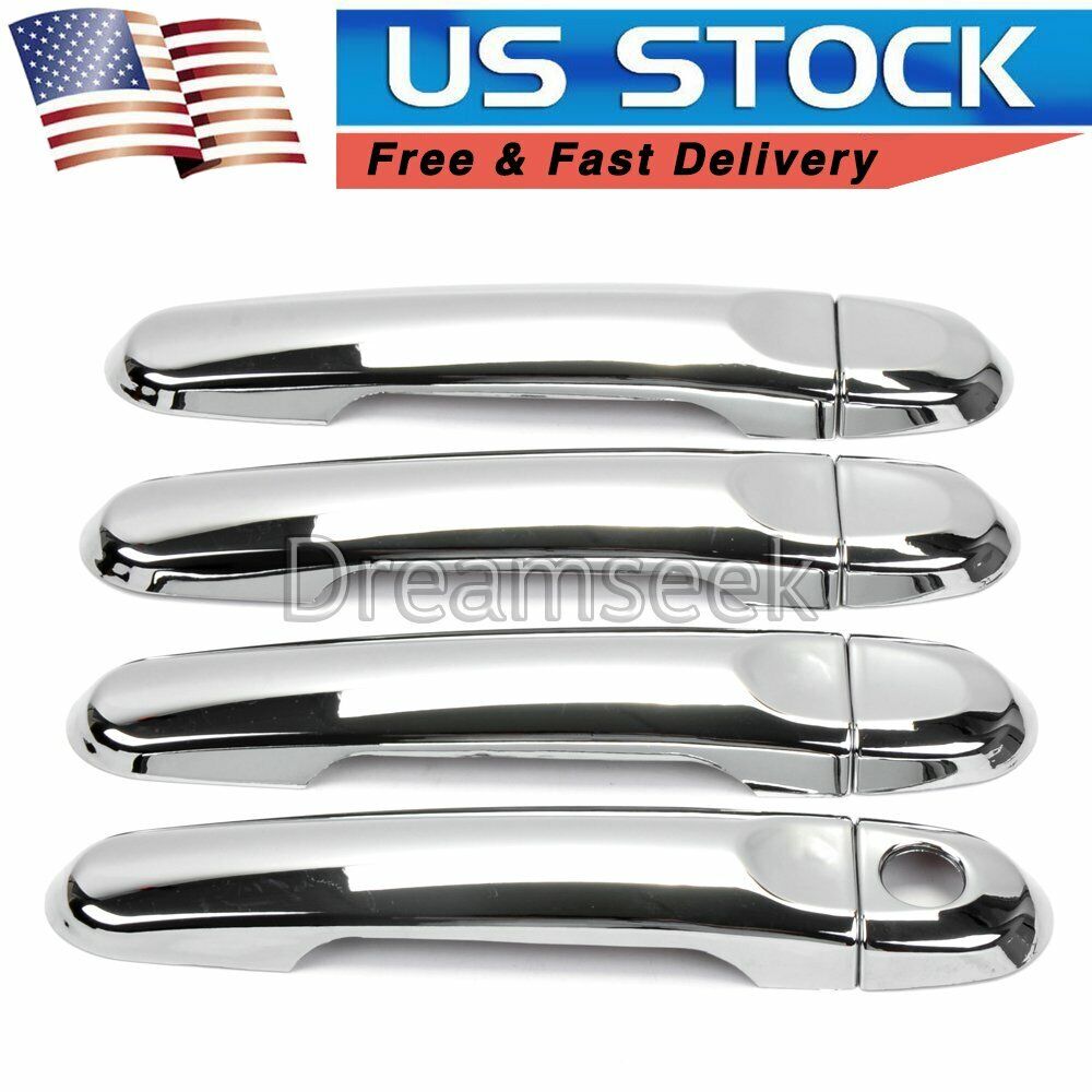 Door Handle Cover For Nissan Sunny Versa Note 2014 2015 2016 Chrome Molding Trim