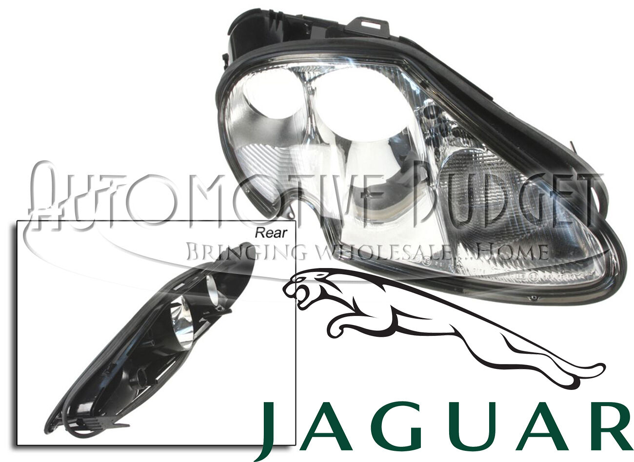 Passenger side (Right) Headlight Lens Assembly Jaguar XK8 XKR 1997-2006 -NEW OEM