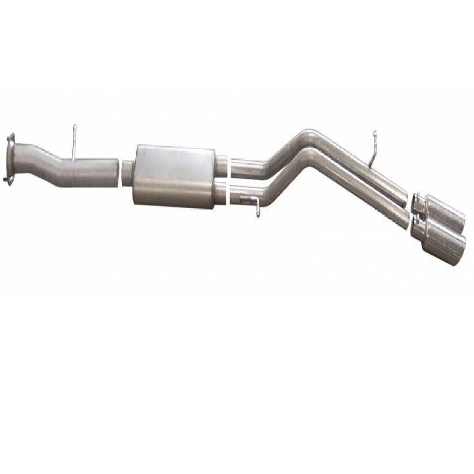 Gibson 612001 Dual Sport Stainless Exhaust System for 07-09 H2 Base 6.0L / 6.2L