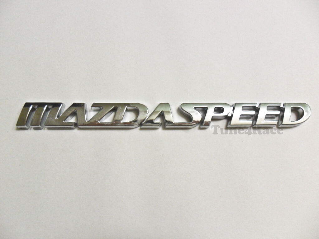 For Mazda MAZDASPEED chrome emblem sticker decal MAZDA 3 6 MIATA RX7 RX8 MX5