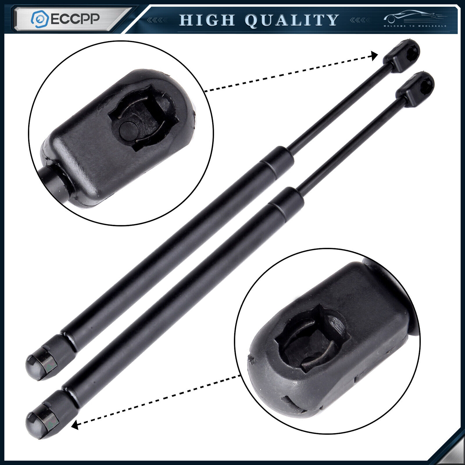ECCPP 2 Pcs Hood Lift Supports Shocks Struts Springs For Acura TL 2006-2008 6351