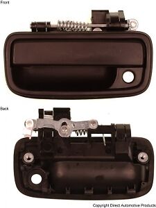 Front Outer Door Handle Driver Side - Black - Fits 1995-2004 Toyota Tacoma NEW