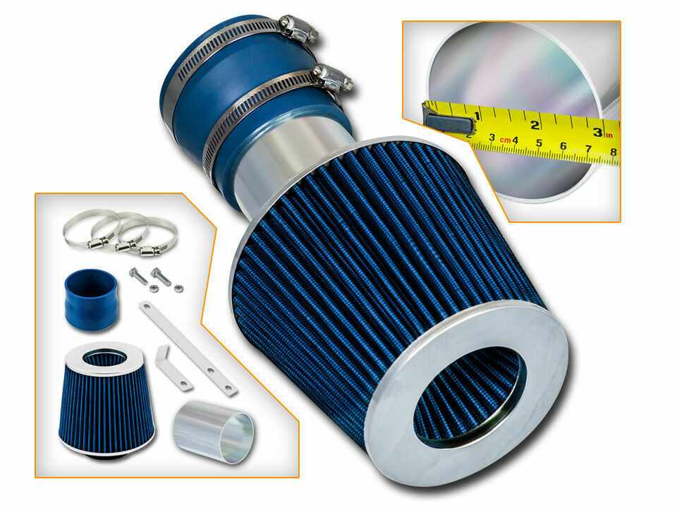 Short Ram Air Intake Kit + BLUE Filter for 04-08 Pontiac Grand Prix 3.8L V6