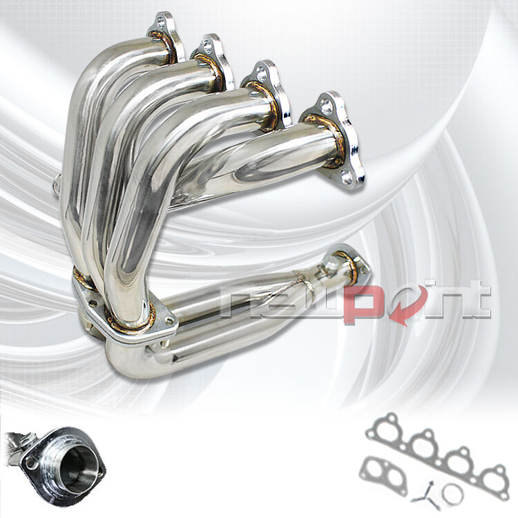 STAINLESS STEEL RACING EXHAUST HEADER MANIFOLD 88-00 CIVIC/DEL SOL/CRX D-SERIES