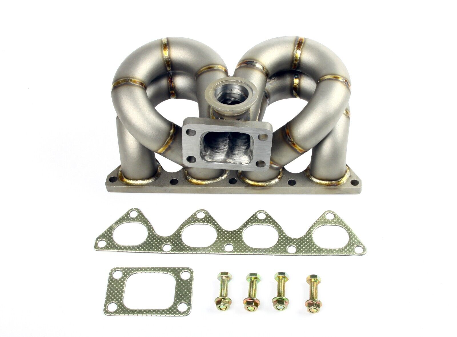 Exhaust Turbo Manifold For Honda / Acura B16/B18 B-Series T3 Ram Horn 44mm WG