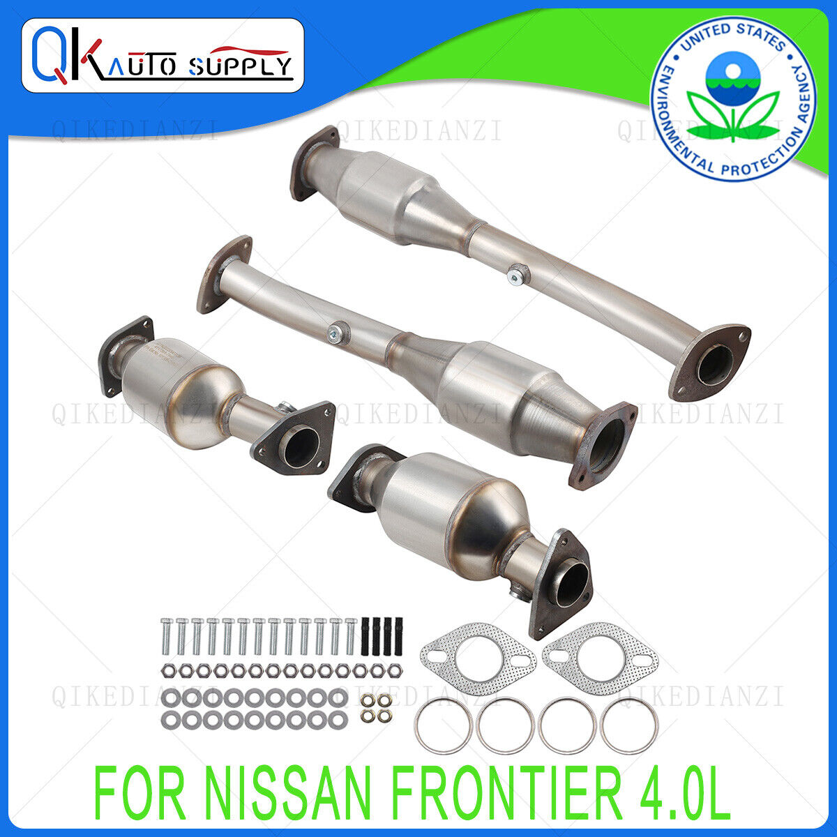 for 2005-2015 Nissan Xterra 4.0L V6 Exhaust Manifold Catalytic Converter Set