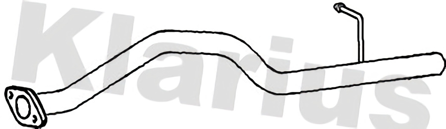 Klarius tail pipe fits Daihatsu sirion 1.0 00-01 DU98V