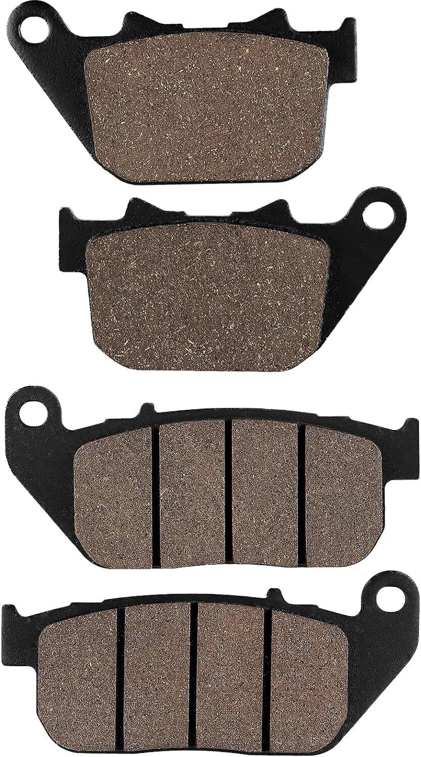 Front and Rear Brake Pads for HARLEY DAVIDSON Sportster 1200 XL1200C Custom