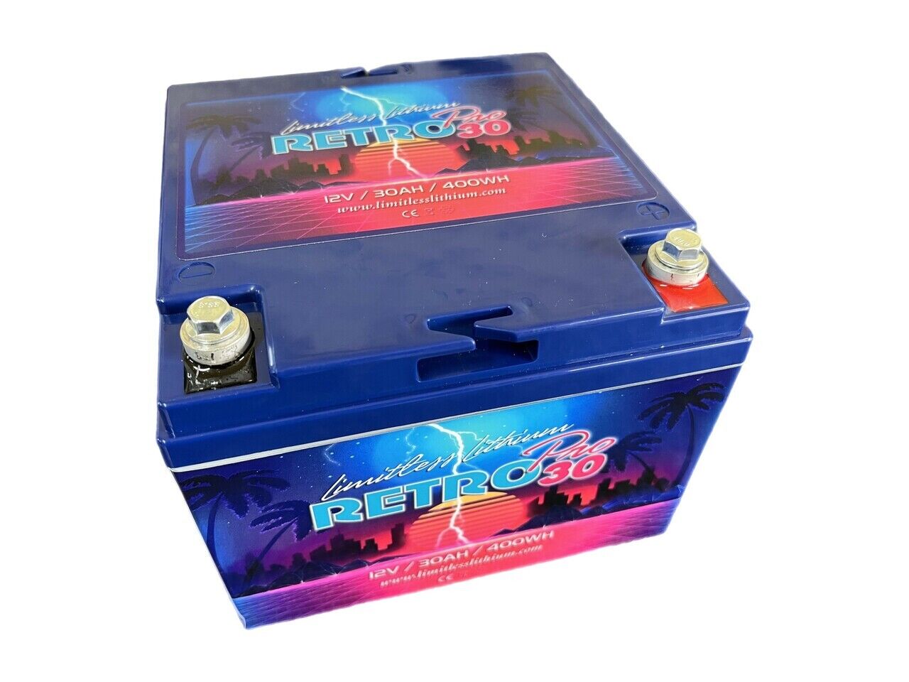 Limitless Lithium - Retro Pro 30 Lithium Battery Group 30 12V Max Charge 14.8V