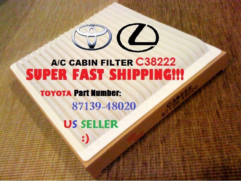 Cabin Air Filter For TOYOTA 01-07 Highlander / LEXUS 01-05 IS300 / 99-03 RX300 