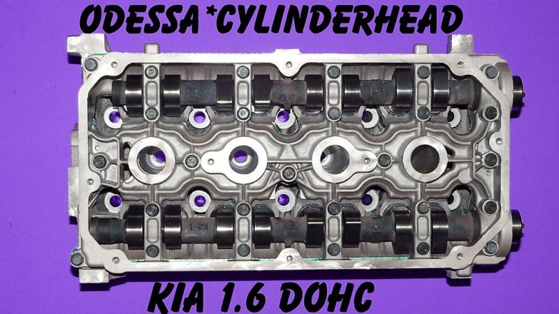 KIA RIO CINCO 1.6 DOHC CYLINDER HEAD CASTING #1600 ONLY 03-05 REBUILT