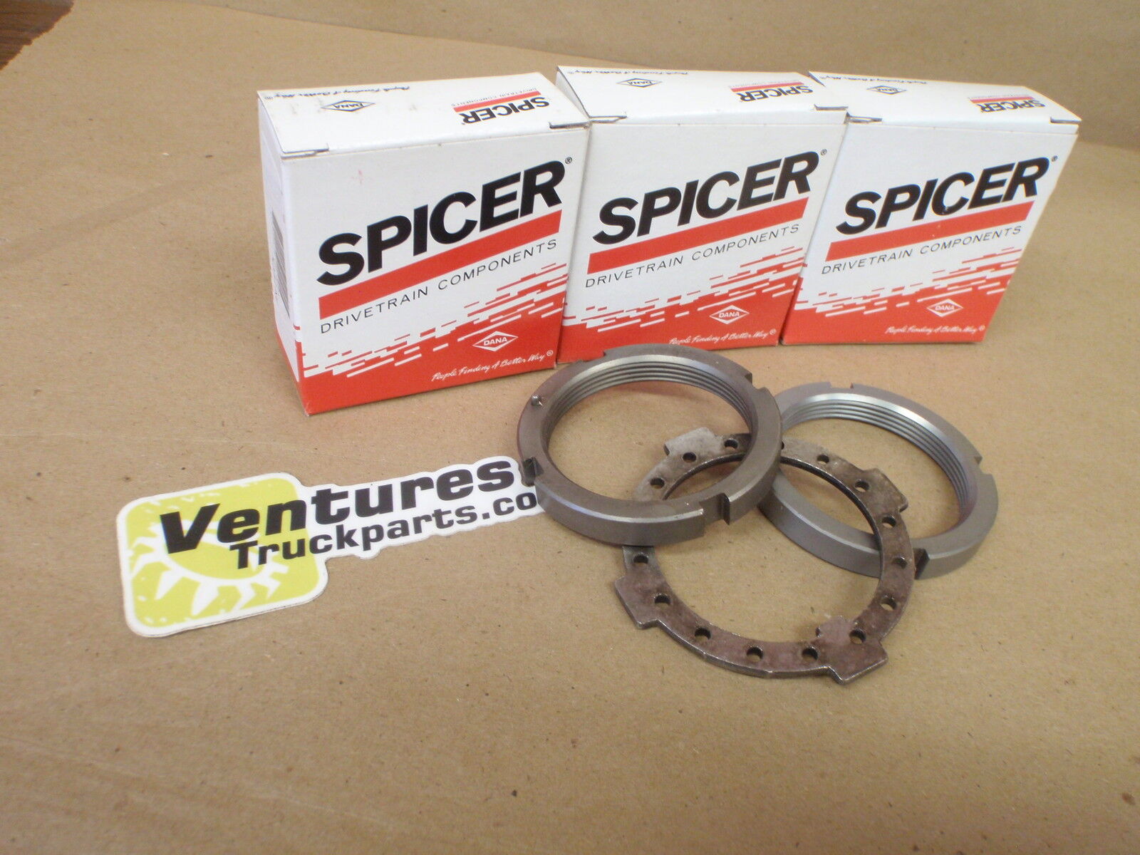 SPINDLE NUT KIT FORD F350 KING PIN AND BALL JOINT DANA 60 FRONT SPICER  78-97