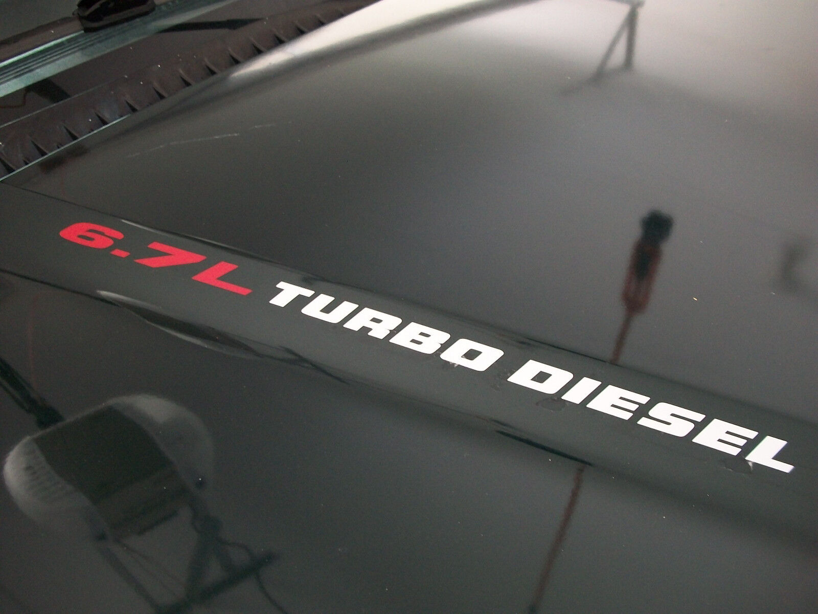 FITS: 6.7L Turbo Diesel - Hood decals sticker Dodge RAM Truck 2500 3500 Cummins