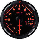 Defi Racer Gauge 52mm Exhaust Temperature Meter DF06805 Red