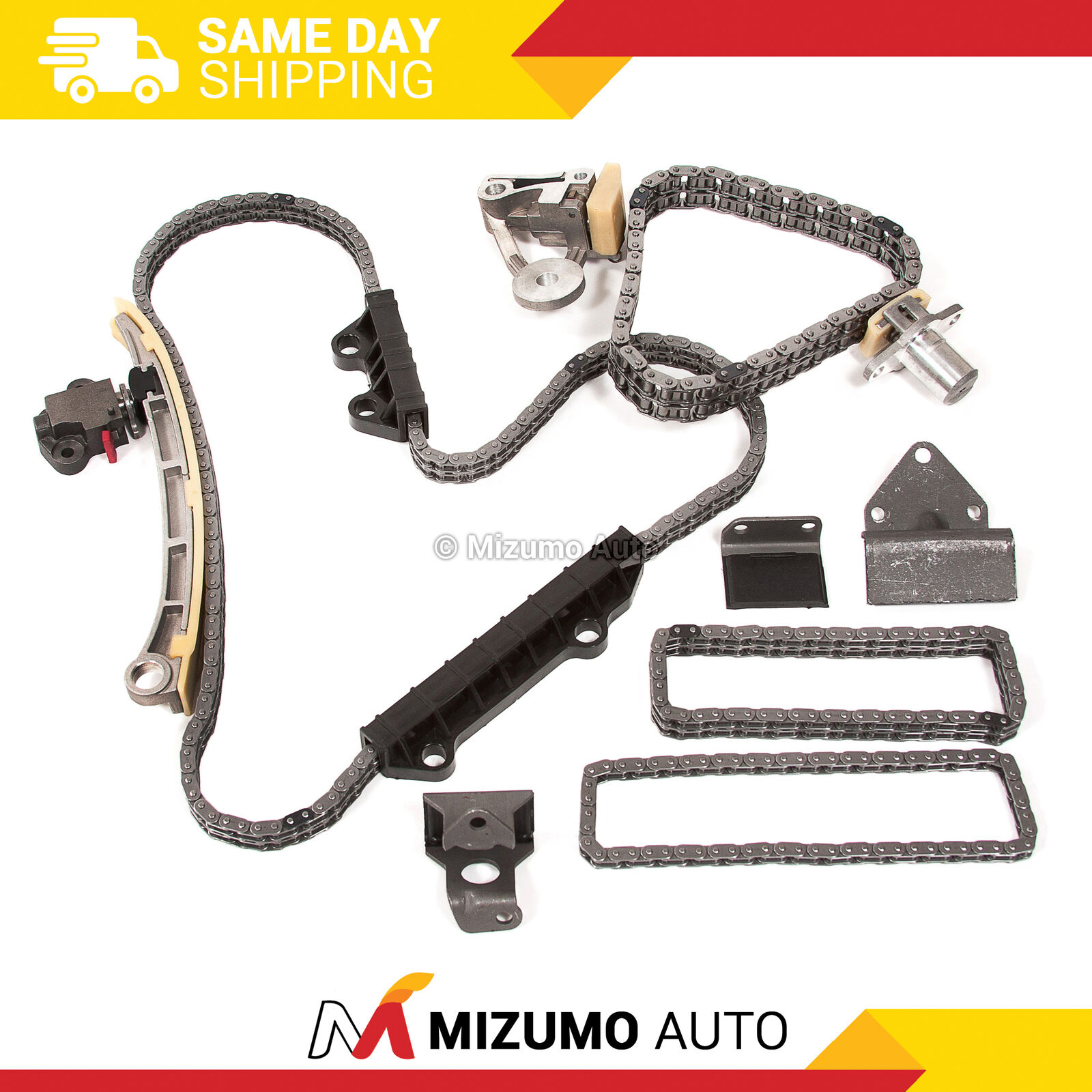 Timing Chain Kit w/o Gears Fit 99-08 Chevrolet Suzuki V6 2.5 2.7 H25A H27A
