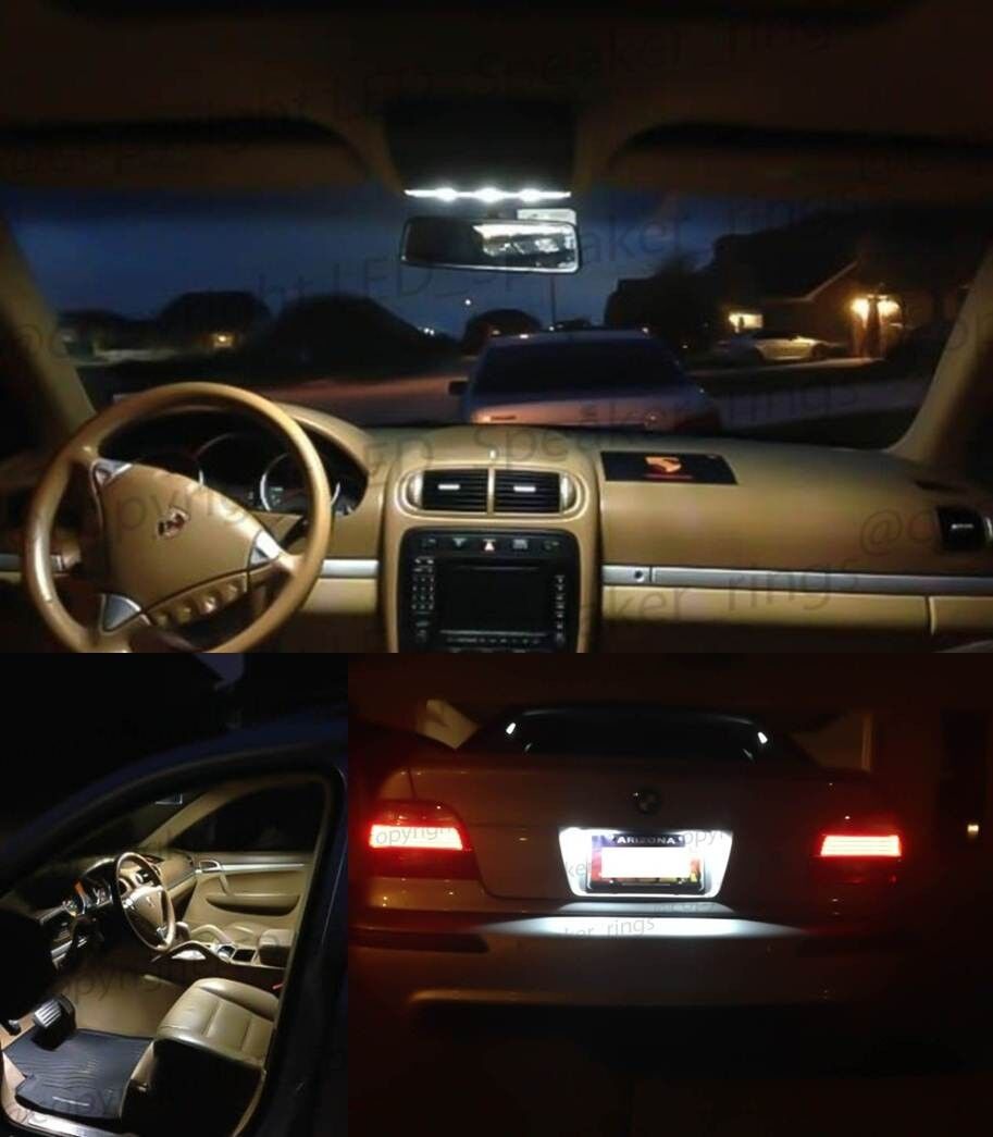 19 X BMW 5 Series 525i 528i 530i 550i E60 E61 M5 White LED Lights Interior Kit