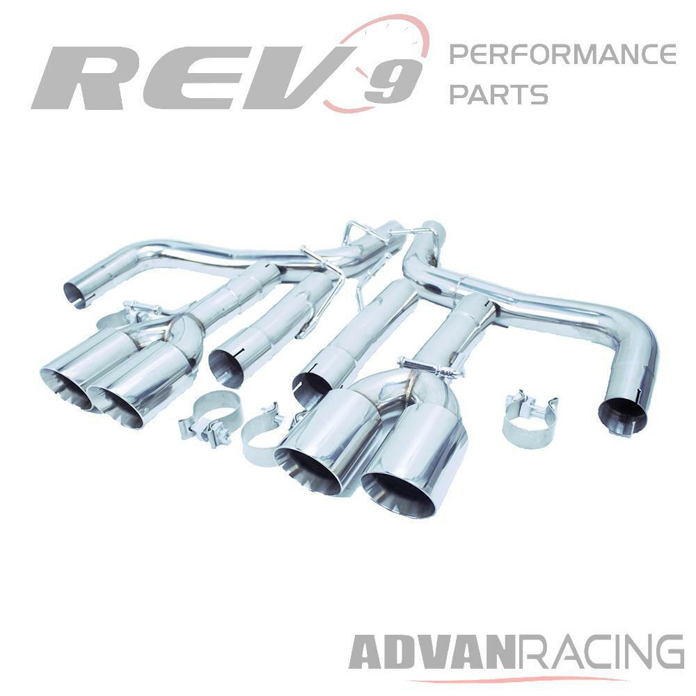 Axle-Back Exhaust for CHALLENGER V6 3.6L 15-21 Stainless Steel Rev9