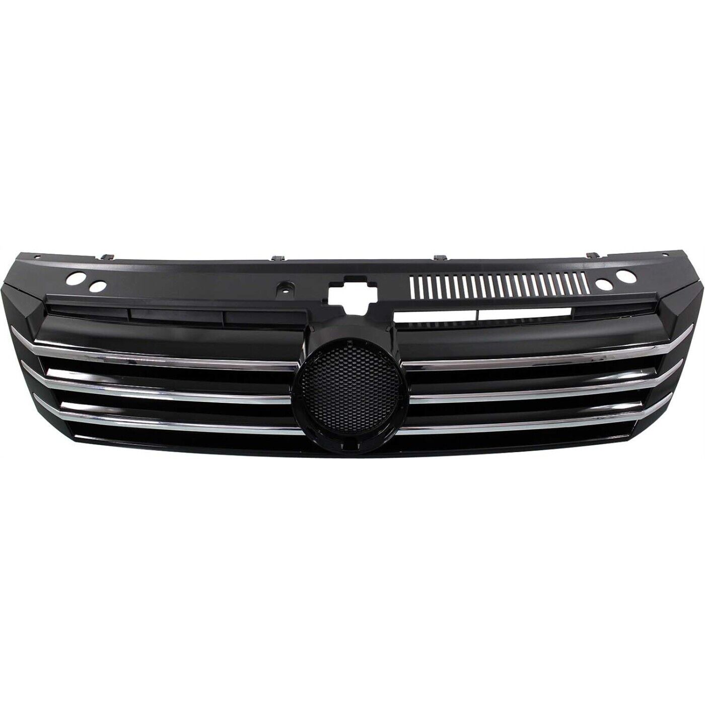 Grille For 2012 2013 2014 2015 Volkswagen Passat Painted Black Shell and Insert