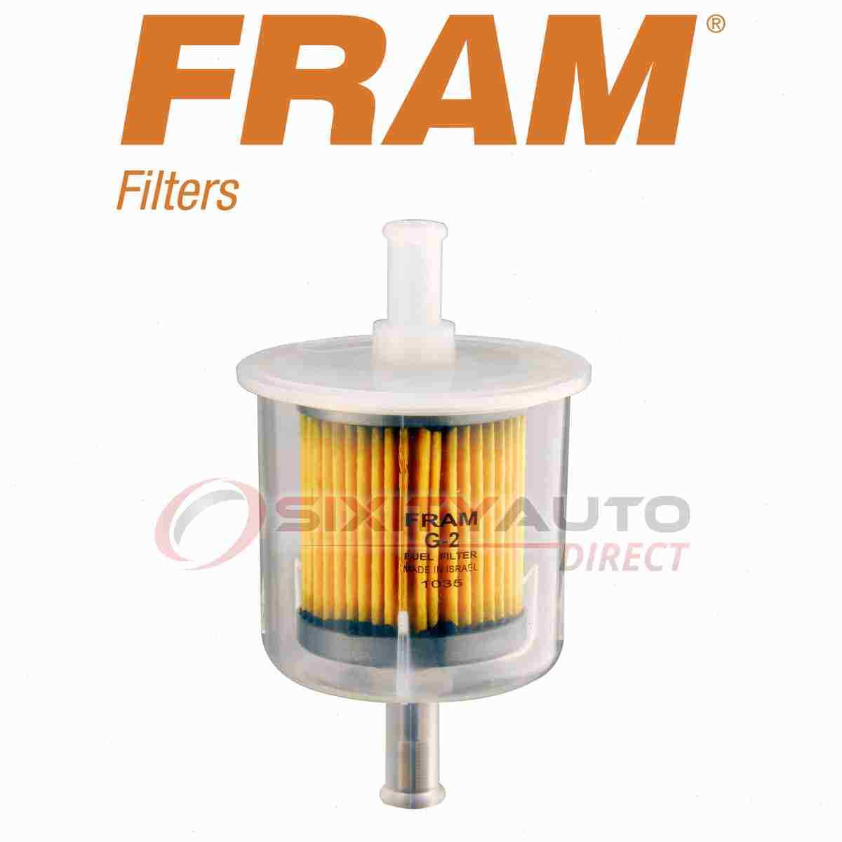FRAM Fuel Filter for 1955-1956 Packard Caribbean - Gas Pump Line Air io