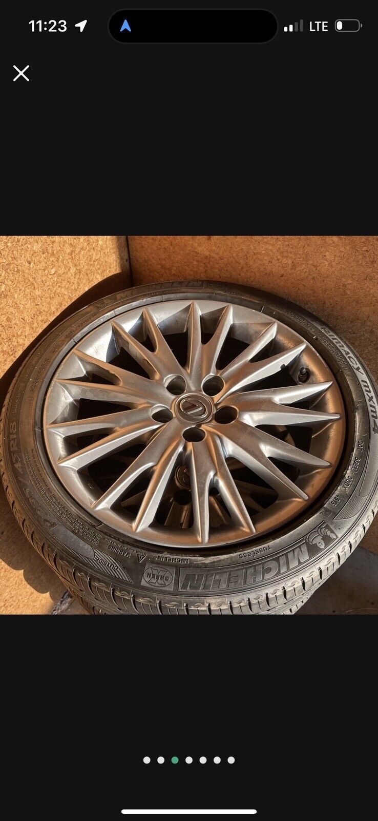 4 Wheel Rim Set Lexus GS350 GS450h 18 2013-2015 4261A30140 4261A30320 ￼ Michelin