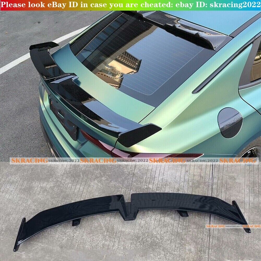 For Ford Mondeo Fusion 2013-2020 Glossy Black Rear Spoiler Tail Trunk Lip Wing