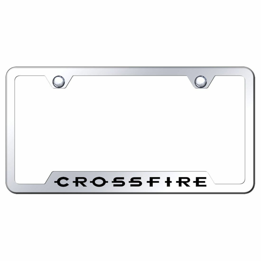 Chrysler Crossfire Chrome Stainless Steel License Plate Frame - GF.CRO.EC