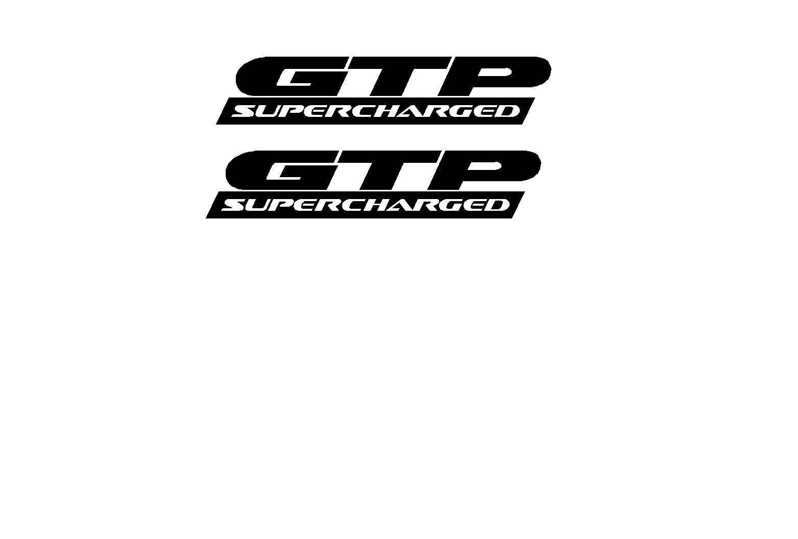 Pontiac Grand Prix GTP decals customizable anycolor pair door decals superchared