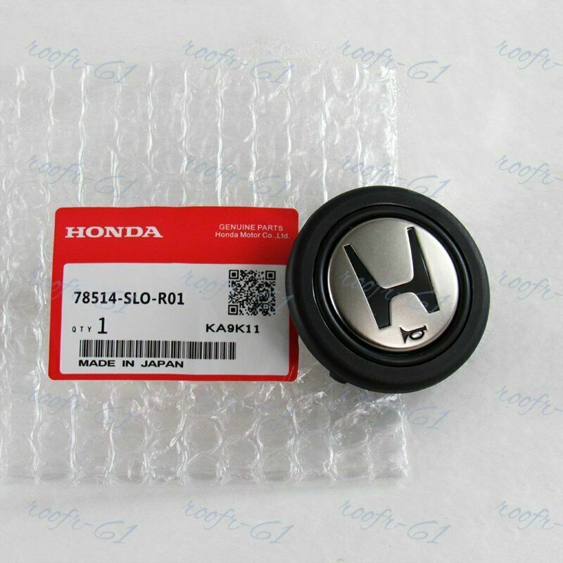 Black / Gold Horn Button For Momo Steering Wheel For Honda Acura NSX EG6 EK9 DC2