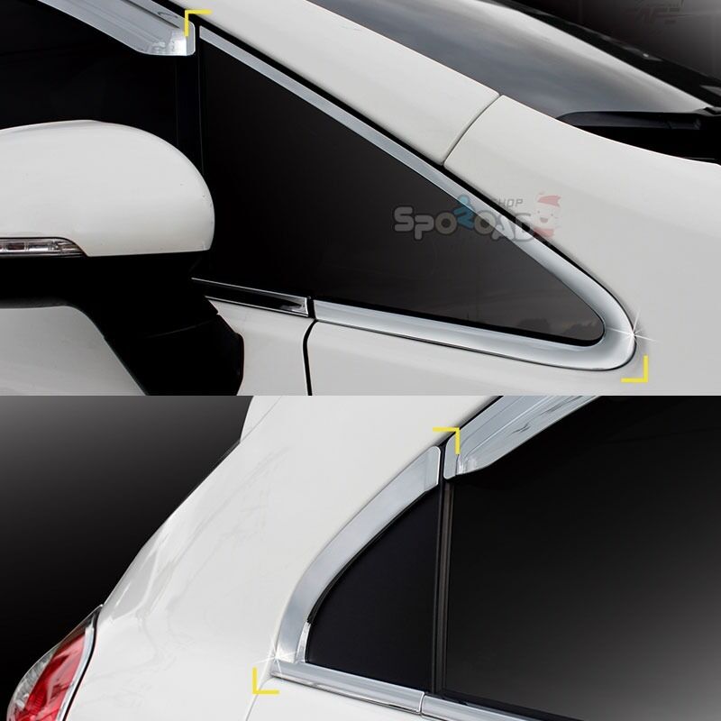 K-051 Car Chrome A+C Pillar Cover for KIA RIO/All New Pride 5DR Hatchback 2012+