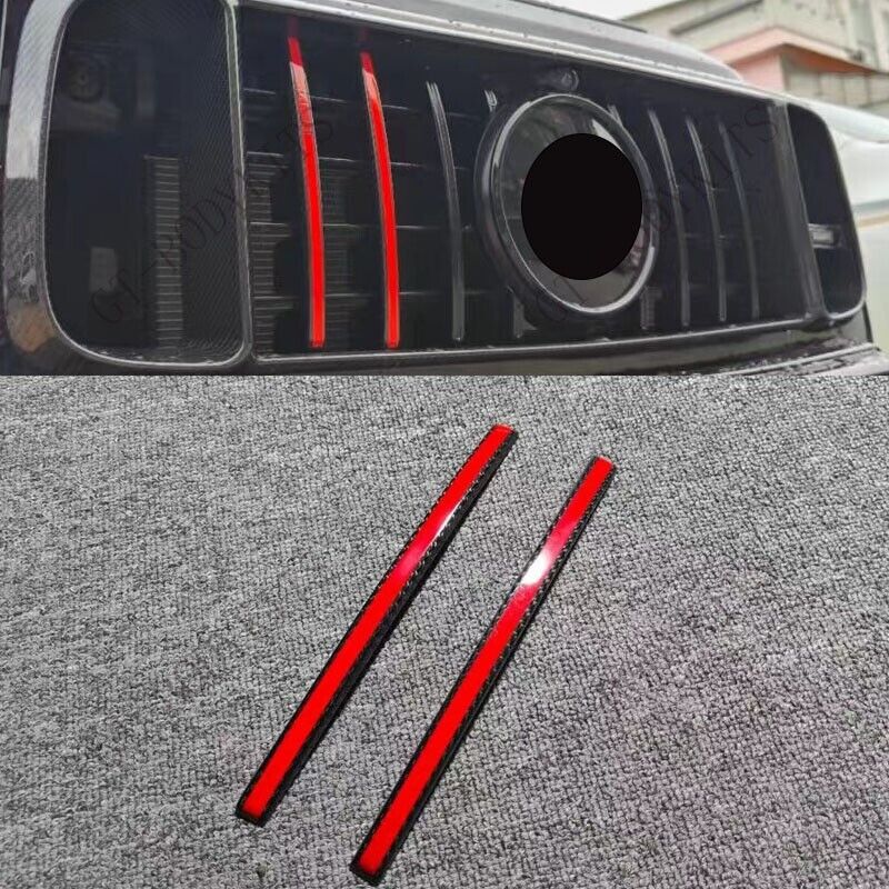Dry Carbon Fiber Middle Grille Trim Cover for Mercedes G Wagon W464 G63 AMG