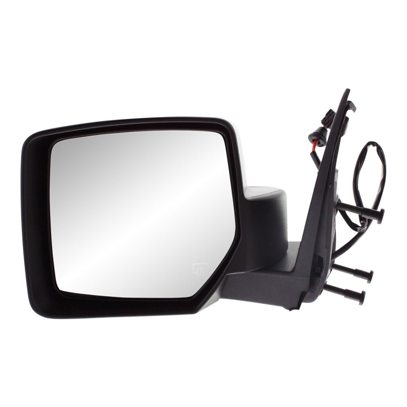 Power Mirror For 2008-2012 Jeep Liberty Driver Side Heated Textured Black