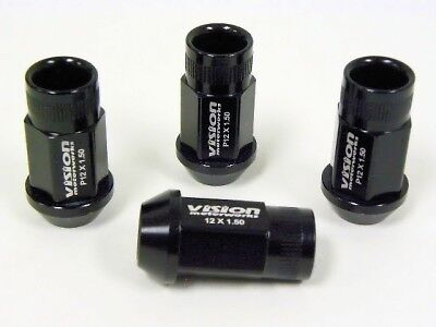 FITS FOR 20PC DODGE CHARGER RT SRT8 RACING LUG NUTS 14X1.5 BLACK