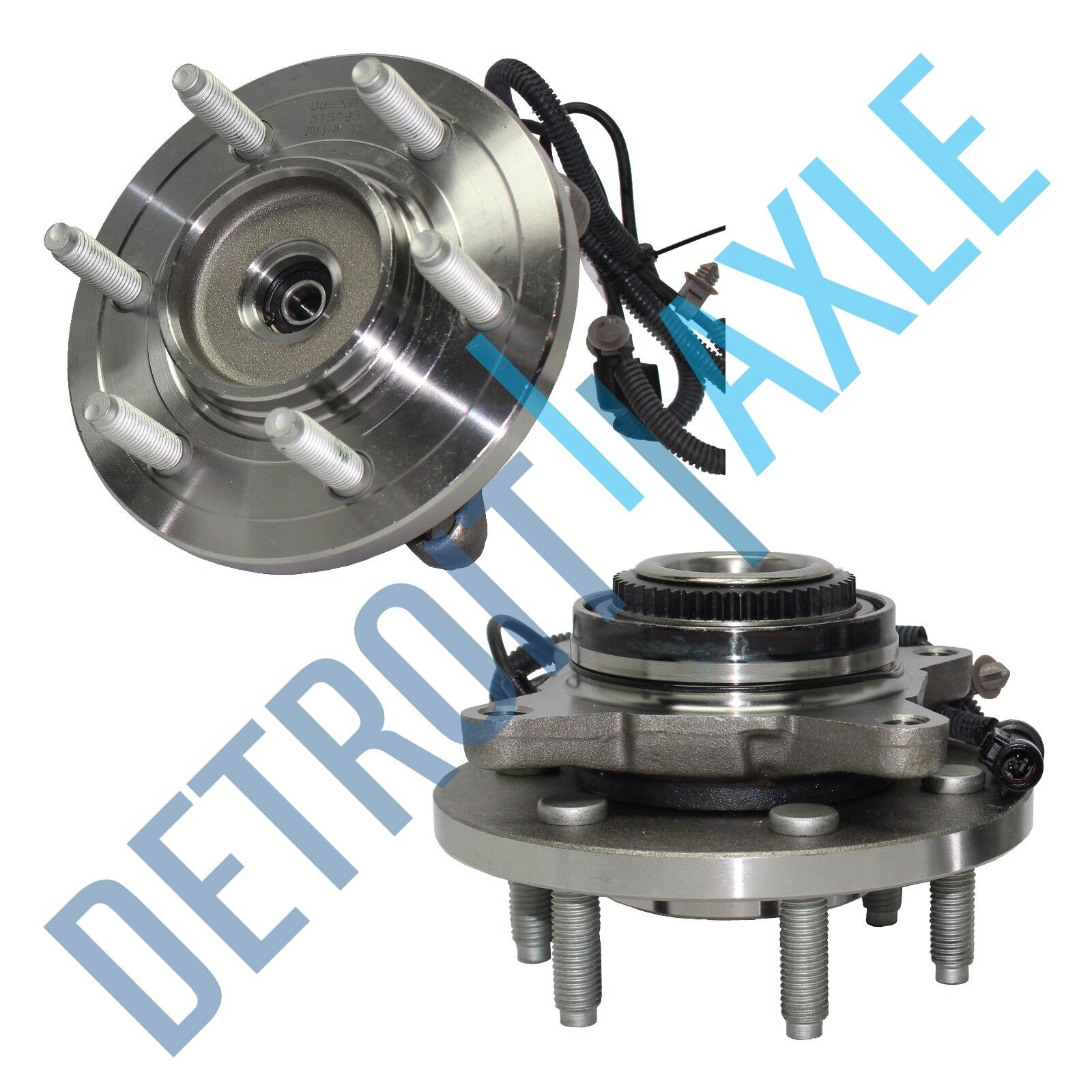2 New FRONT Navigator Expedition 2007-2010 Wheel Hub And Bearing - w/ ABS - 4x4 