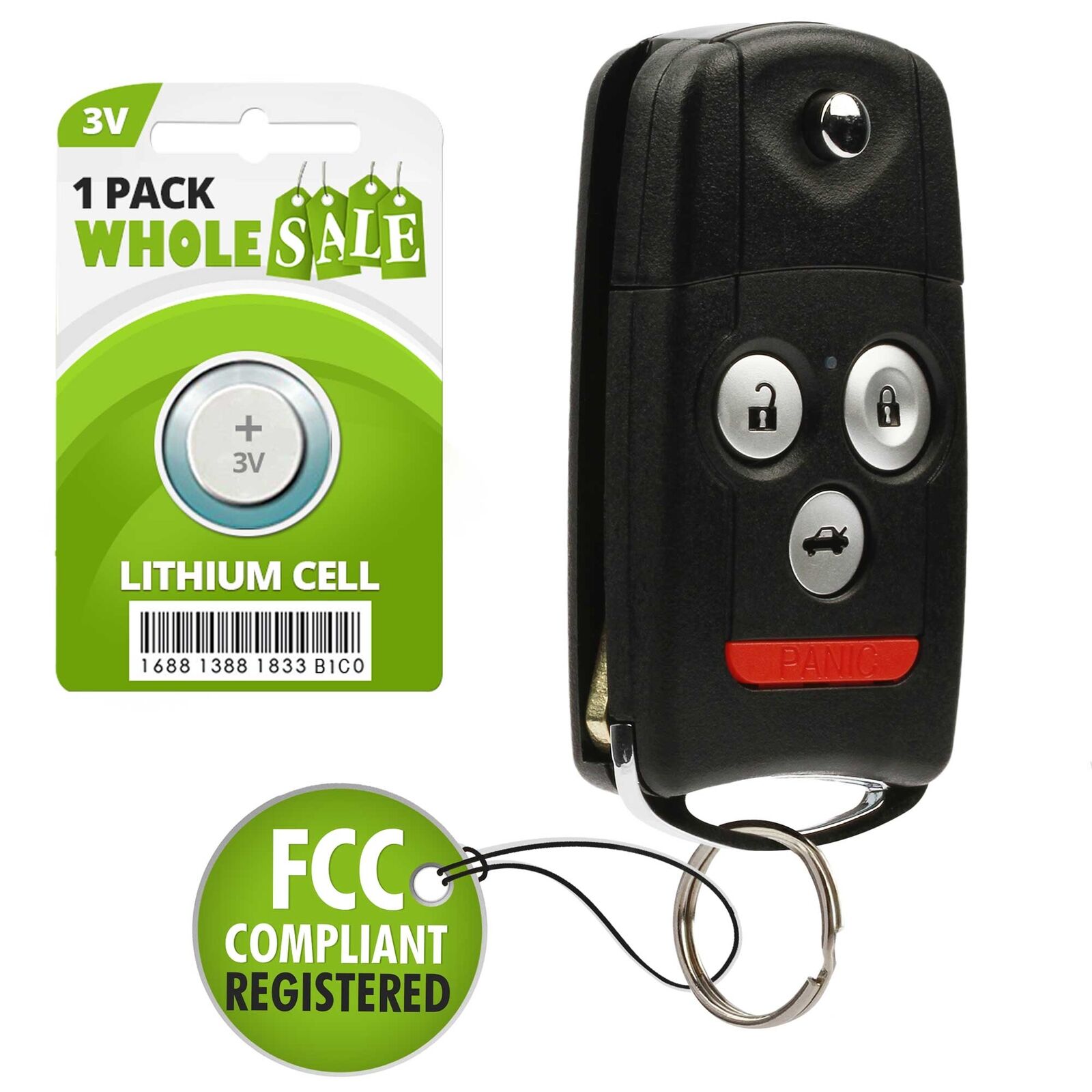Replacement For 2007 2008 Acura TL Key Fob Remote