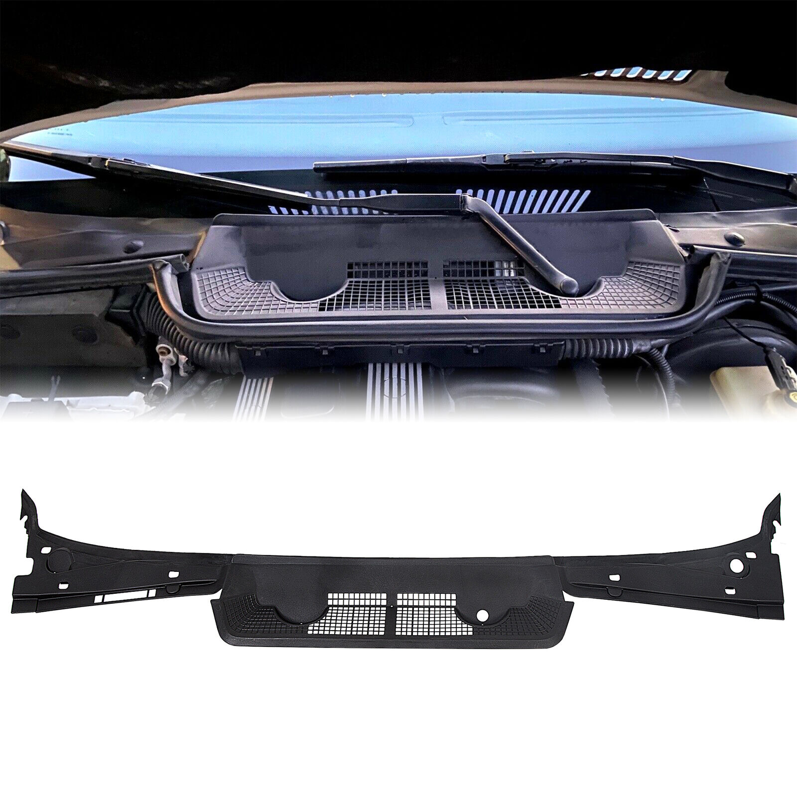 For BMW e36 COUPE Windshield Wiper Motor Cover cowl covering 318i 318is 323i