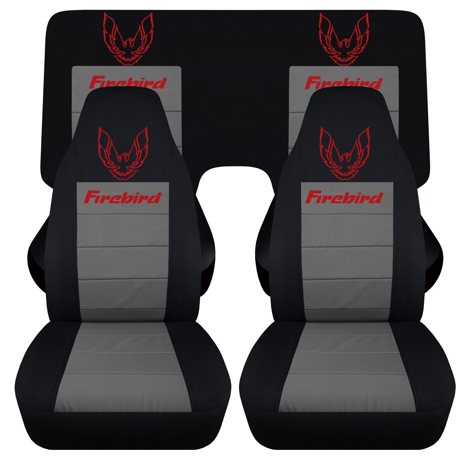 Designcovers Front & Rear Seat Covers Fit 1967-2002 Firebird / Pick UR Color