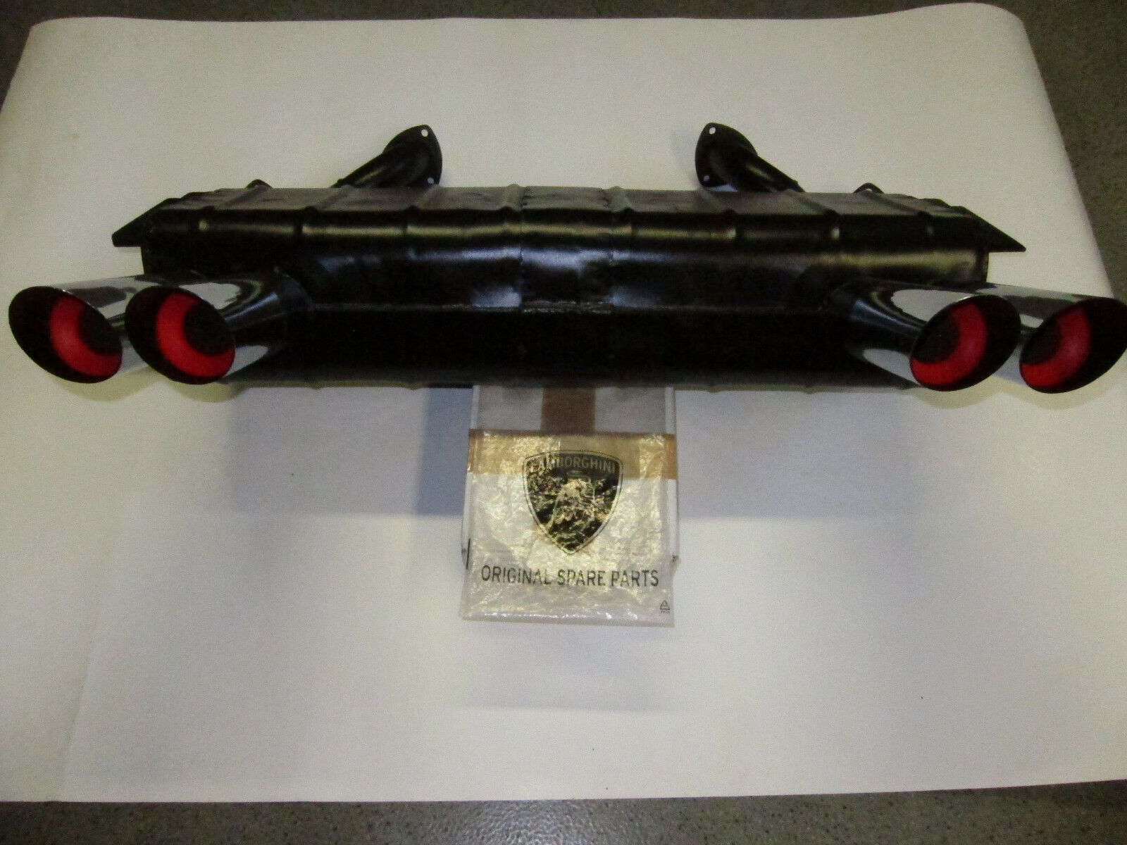 Lamborghini Countach exhaust rear muffler assembly remanufactured