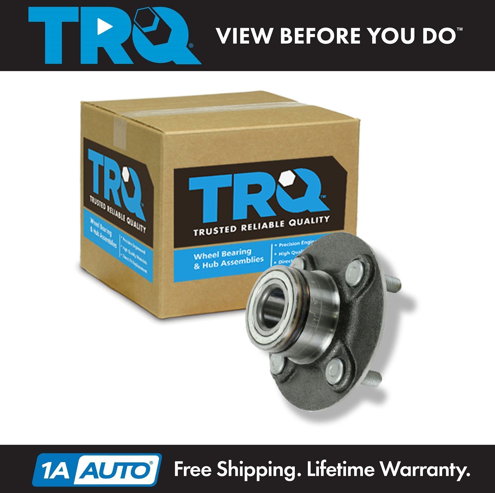 TRQ Wheel Bearing and Hub Assembly Rear For Nissan Sentra 200SX