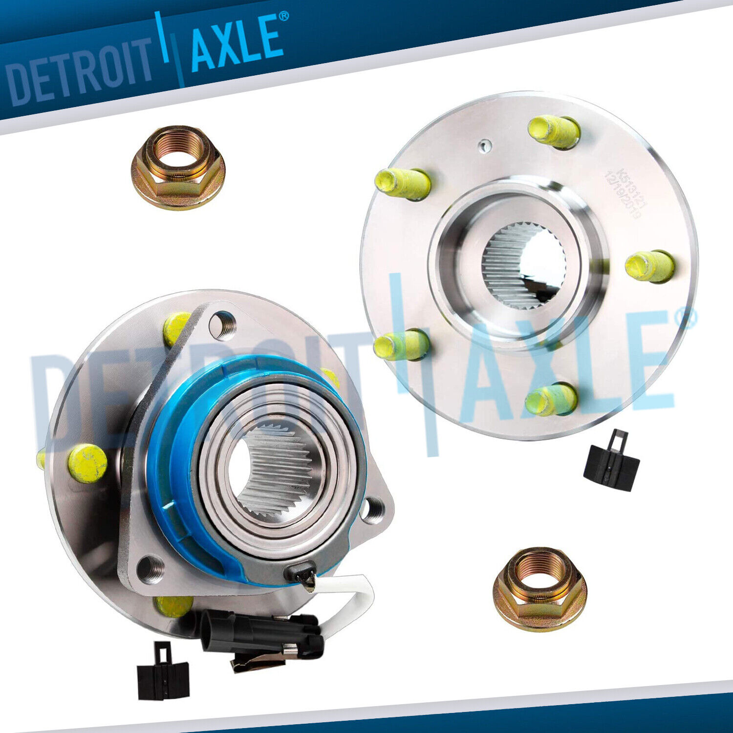 Front or Rear Wheel Hub Bearing + CV Nuts for Chevy Impala Regal LeSabre LuCerne