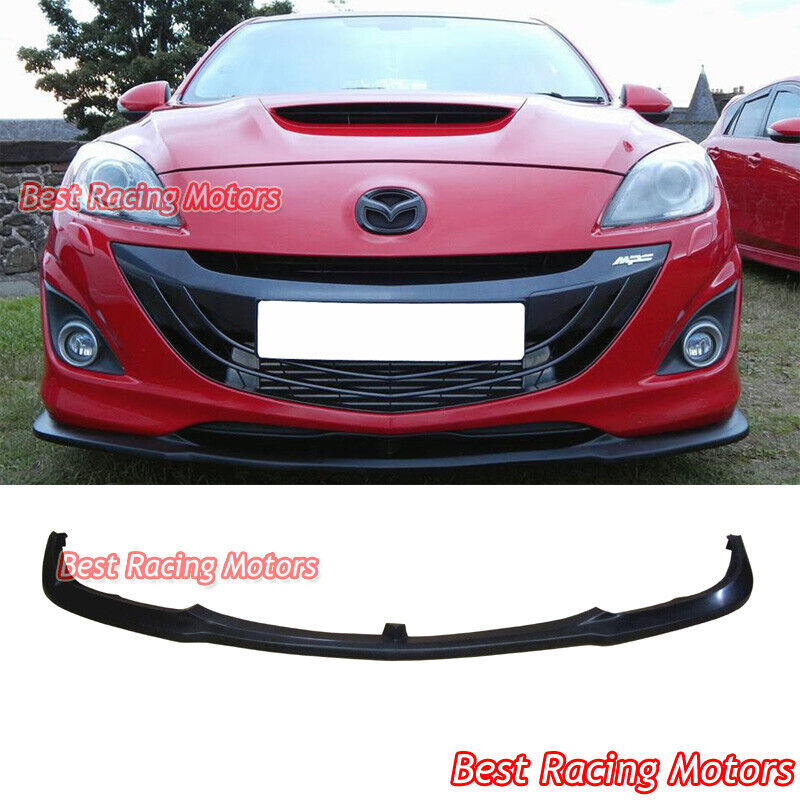 For 2010-2013 Mazda MazdaSpeed 3 5dr MS Style Front Bumper Lip (Urethane)